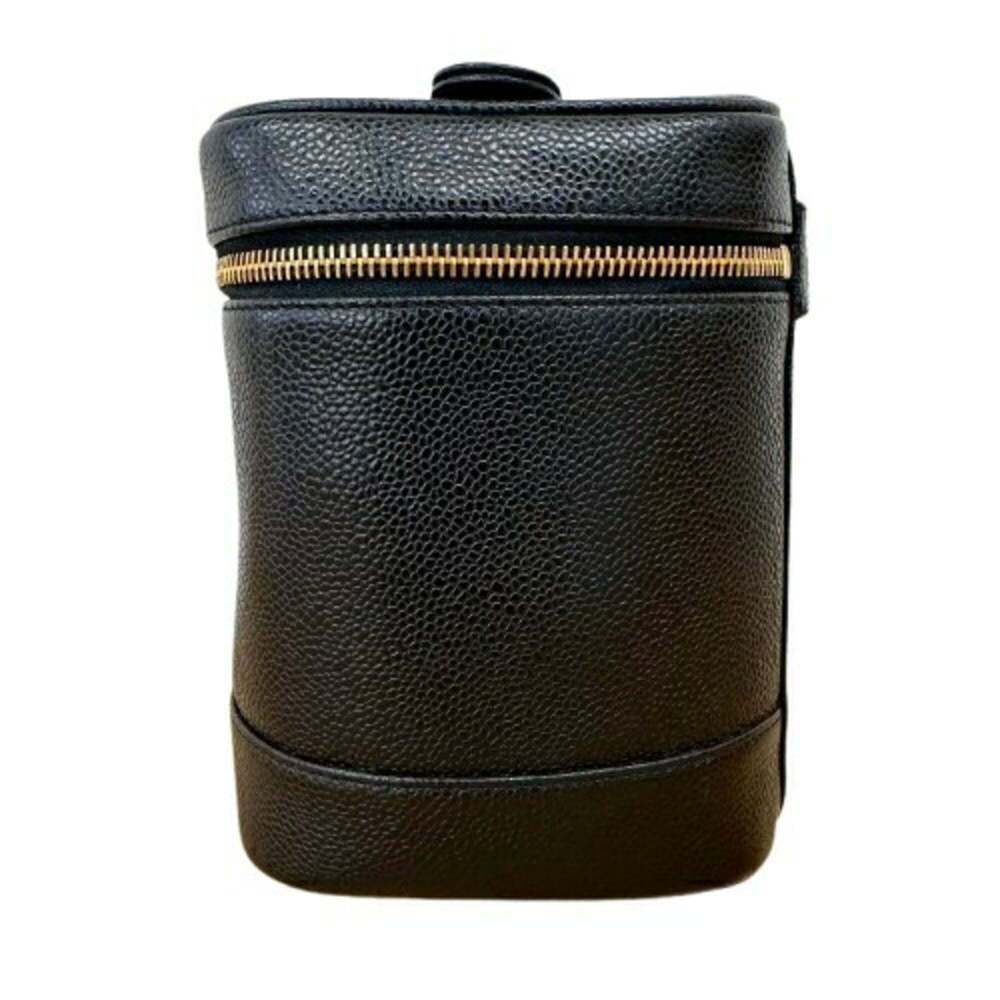 CHANEL Black Caviar Leather Vanity Bag - Picture 4 of 10